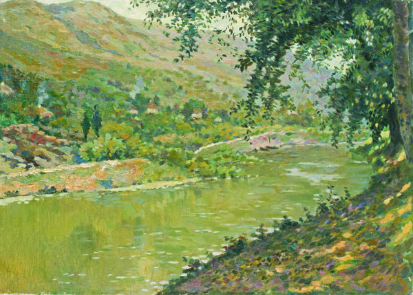 Image - Oleksii Kokel: View of Kremianets Hill (1936).